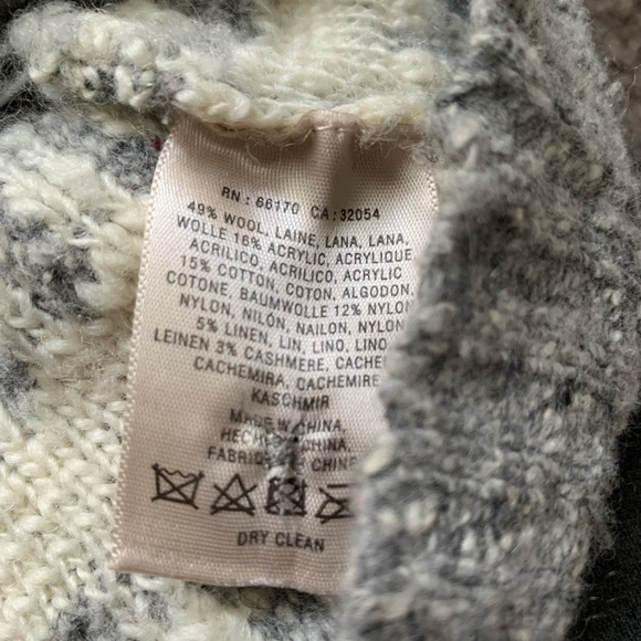 Change of the Moon Glissando Sweater Gray & Ivory Tunic - Picture 5 of 5